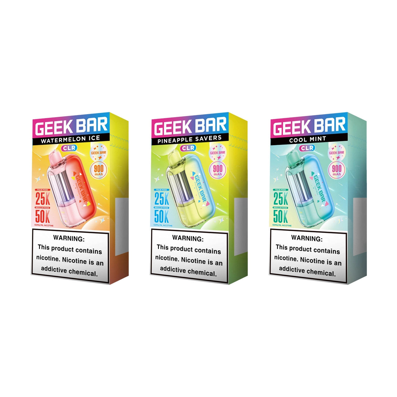 Geek Bar CLR 50K Puffs Smart Vape