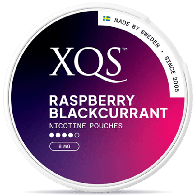 XQS Raspberry Blackcurrant 8 mg