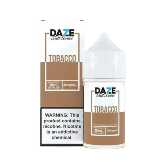 7 Daze 7obacco & Glacial Mint Salt Nicotine Vape Juice