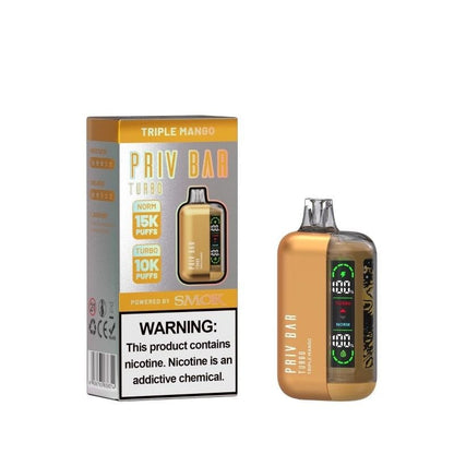 Priv Bar Turbo 15K Disposable Vape