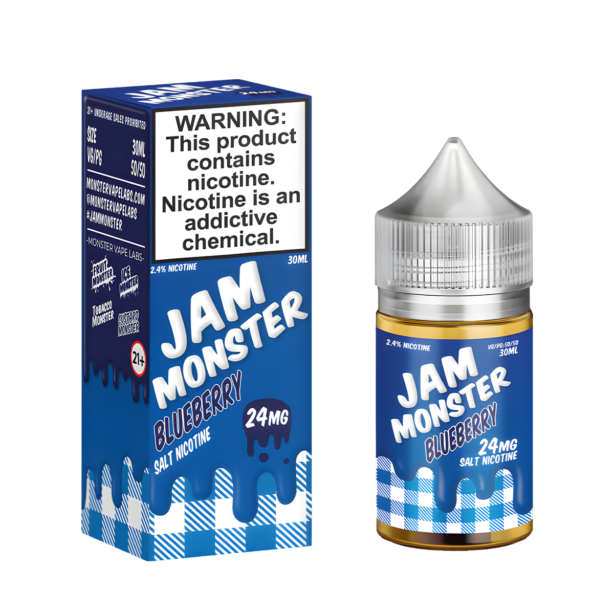 Jam Monster Salt Nicotine Vape Juice