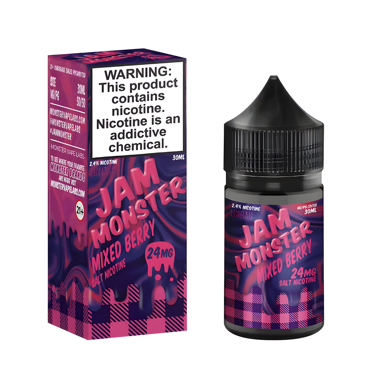 Jam Monster Salt Nicotine Vape Juice
