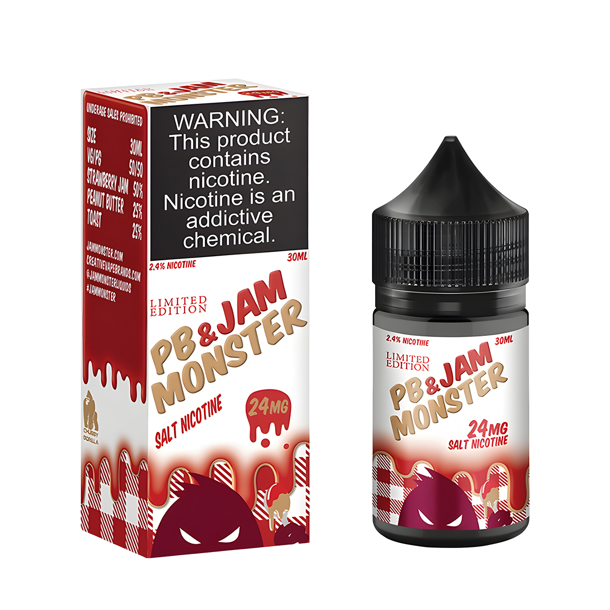 Jam Monster Salt Nicotine Vape Juice