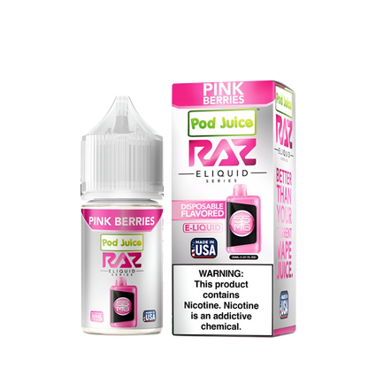 Pod Juice x Raz Salt Nicotine Vape Juice