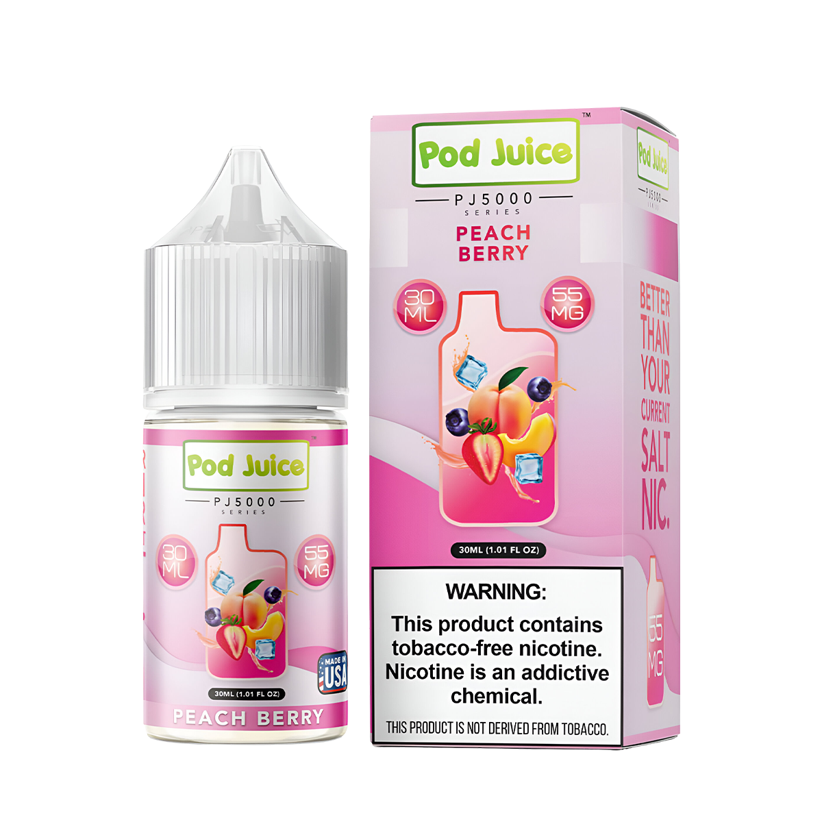 Pod Juice PJ5000 Salt Nicotine Vape Juice