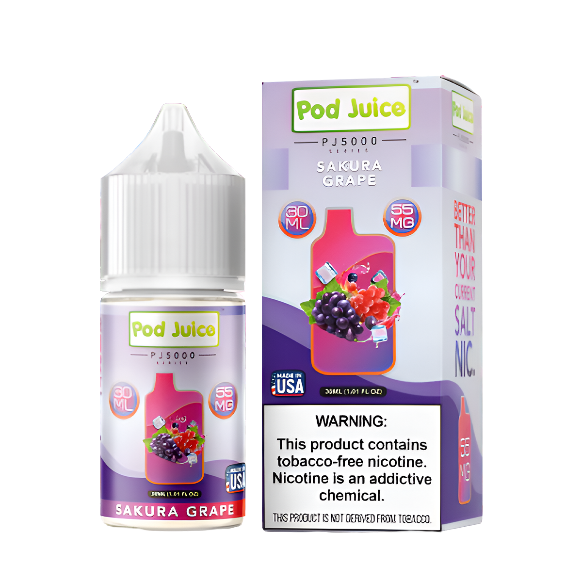 Pod Juice PJ5000 Salt Nicotine Vape Juice