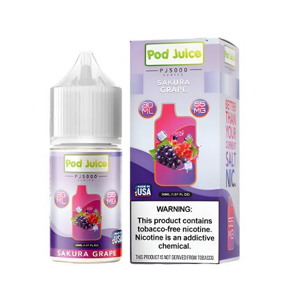 Pod Juice PJ5000 Salt Nicotine Vape Juice