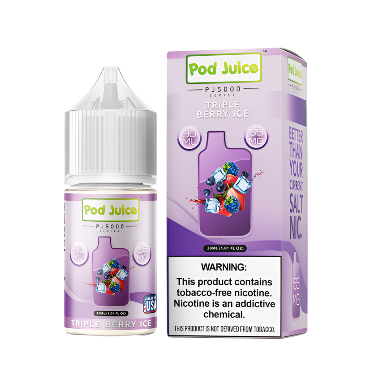 Pod Juice PJ5000 Salt Nicotine Vape Juice