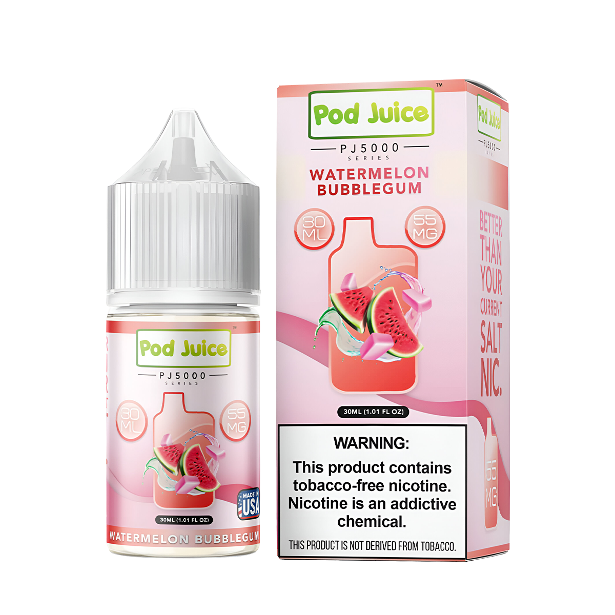 Pod Juice PJ5000 Salt Nicotine Vape Juice