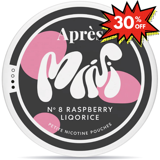 Après 3.2mg No. 8 Raspberry Liqorice Petite Mini