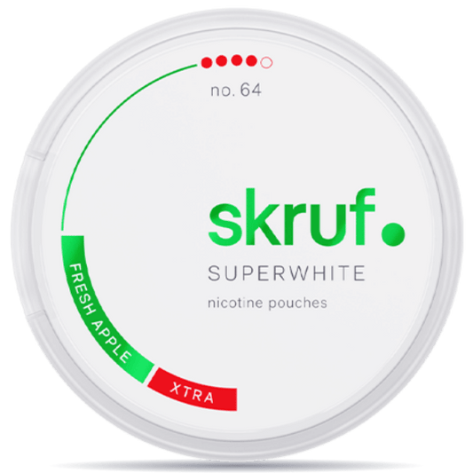 Skruf Superwhite No. 64 Fresh Apple Extra Strong