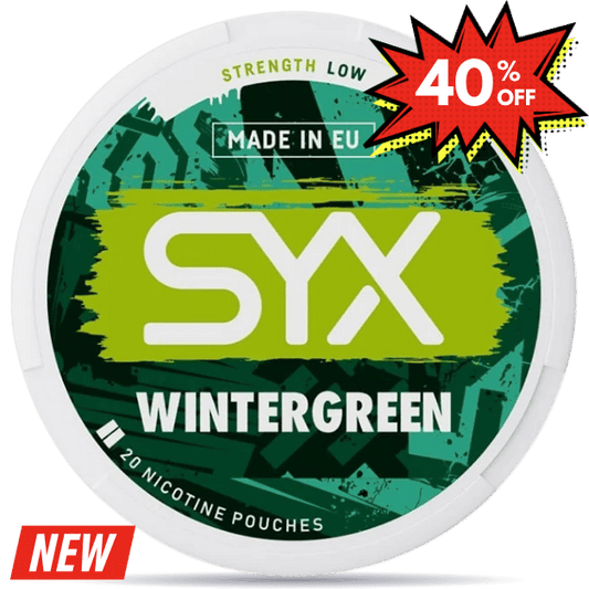 SYX 3mg Wintergreen Low