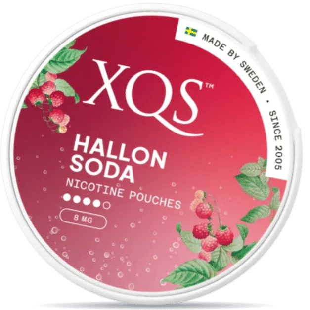 XQS Hallonsoda 8 mg