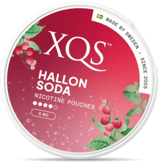 XQS Hallonsoda 8 mg
