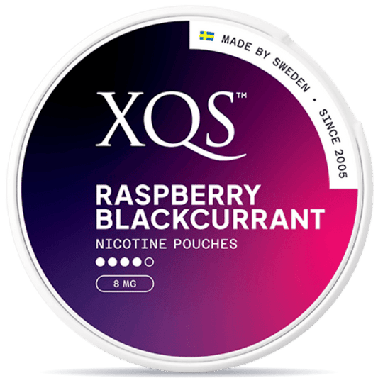 XQS Raspberry Blackcurrant 8 mg