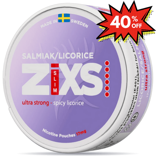 ZIXS Salmiak Licorice Ultra Strong